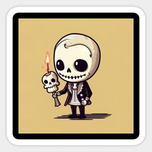 Hamlet skull Sticker